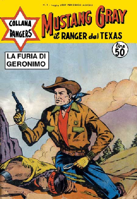 Fumetti italiani vintage Jim Bridger – Mustang Gray