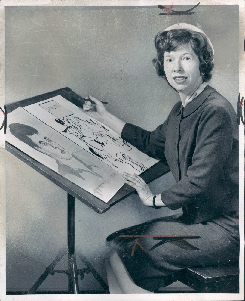 Mary Kincaid housewife cartoonist in Michigan