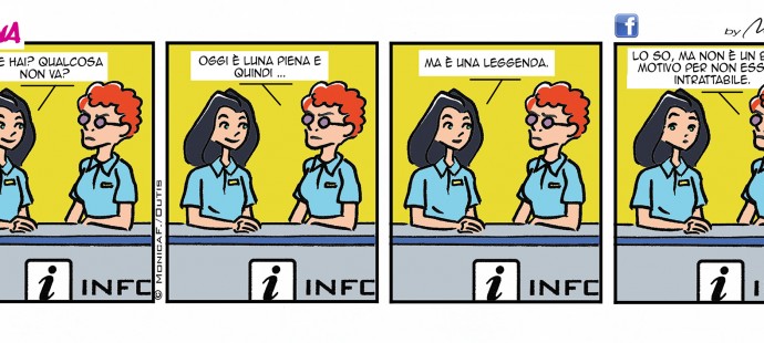 Xtina comic strip Luna piena