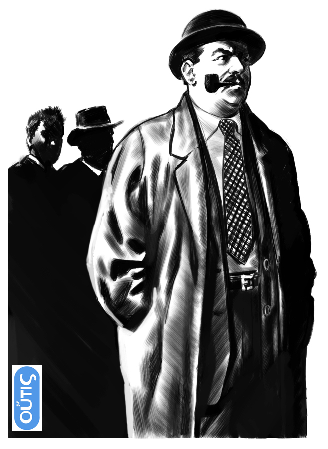 Looking for a style for Maigret illustrations