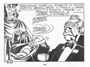 Il brindisi di Girella_nel fumetto