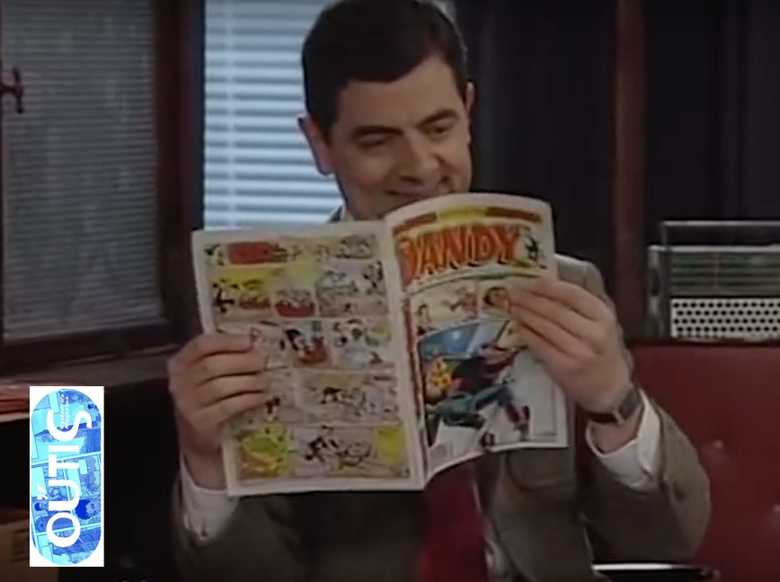 Mr. Bean reads Dandy