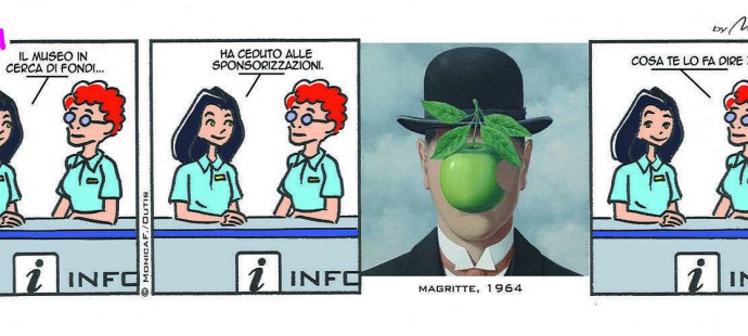 Xtina Comic Strip Magritte