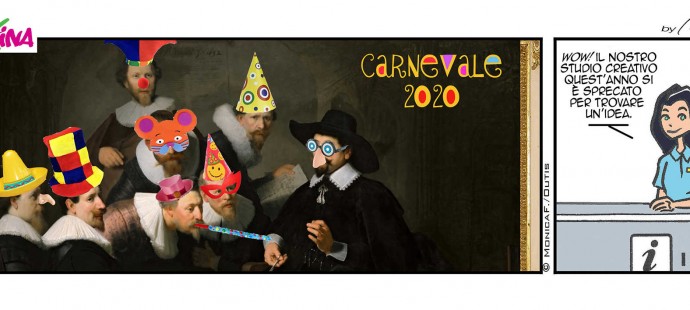 Xtina comic strip Carnevale 2020