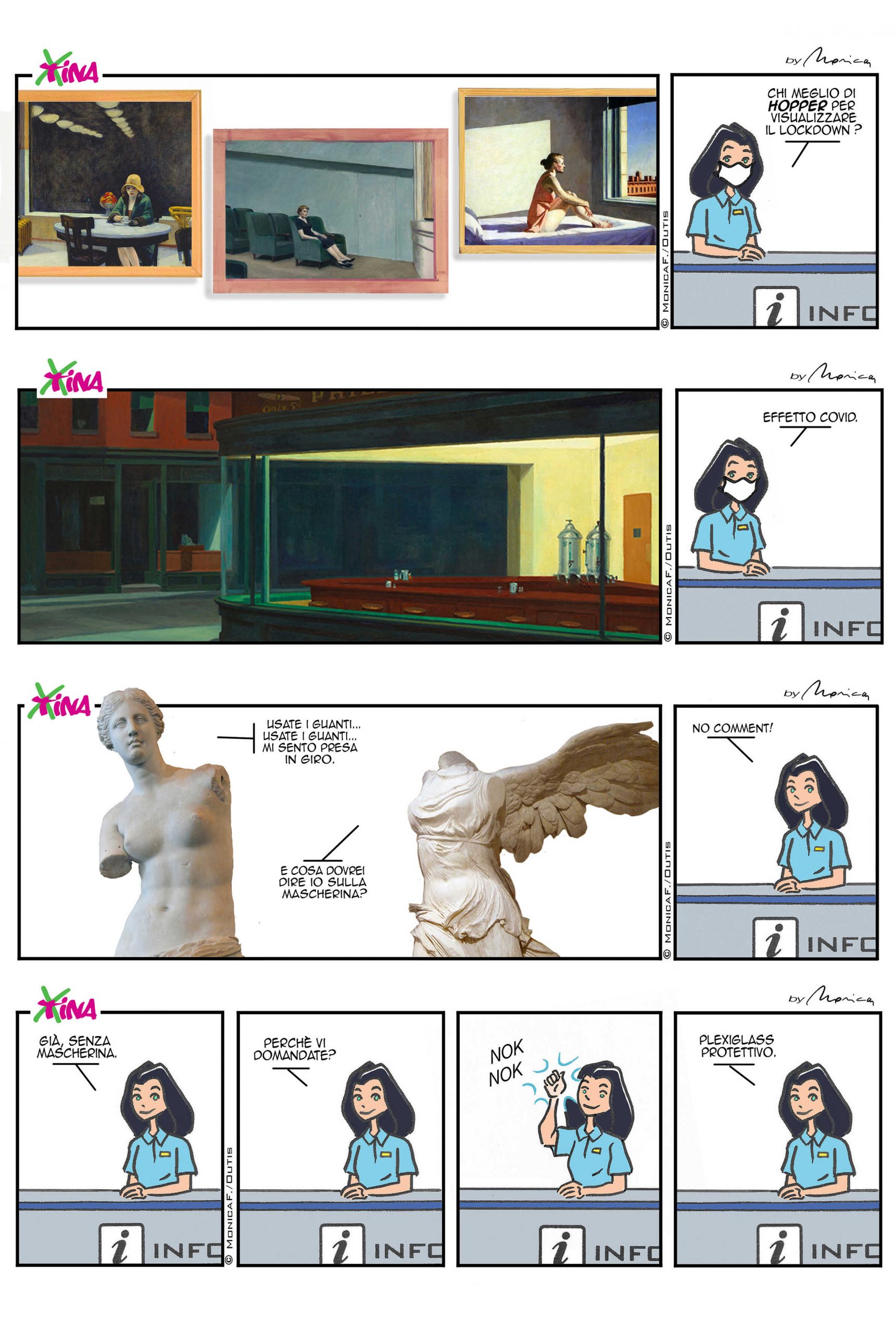 Xtina latest strips on Covid19