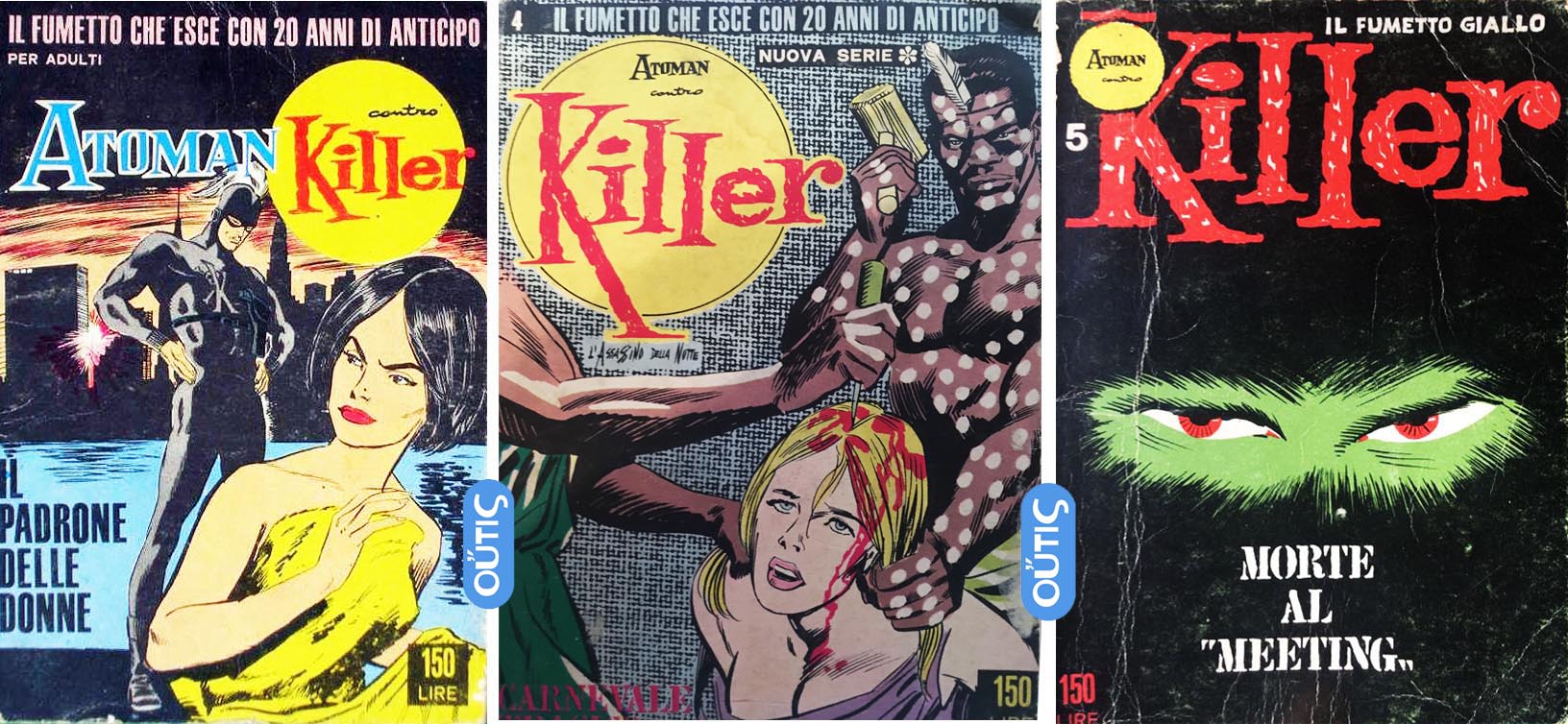 Fumetti neri Atoman contro Killer