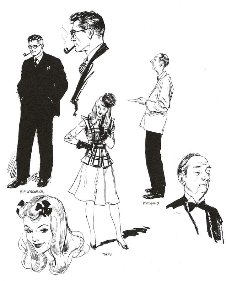 Alex Raymond’s Character: Rip O’Rourke