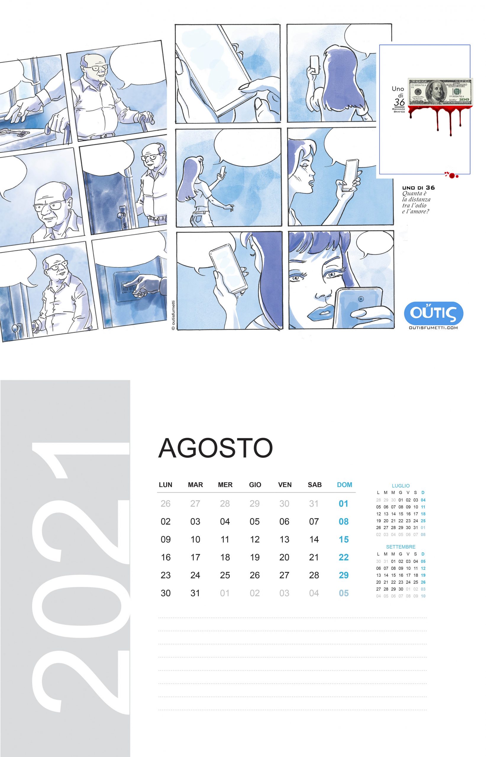 August with Outisfumetti