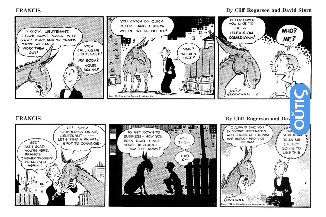 Francis the Talking Mule comic strips