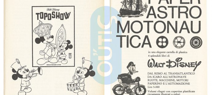 Pubblicità Vintage Disney-Mondadori 1966