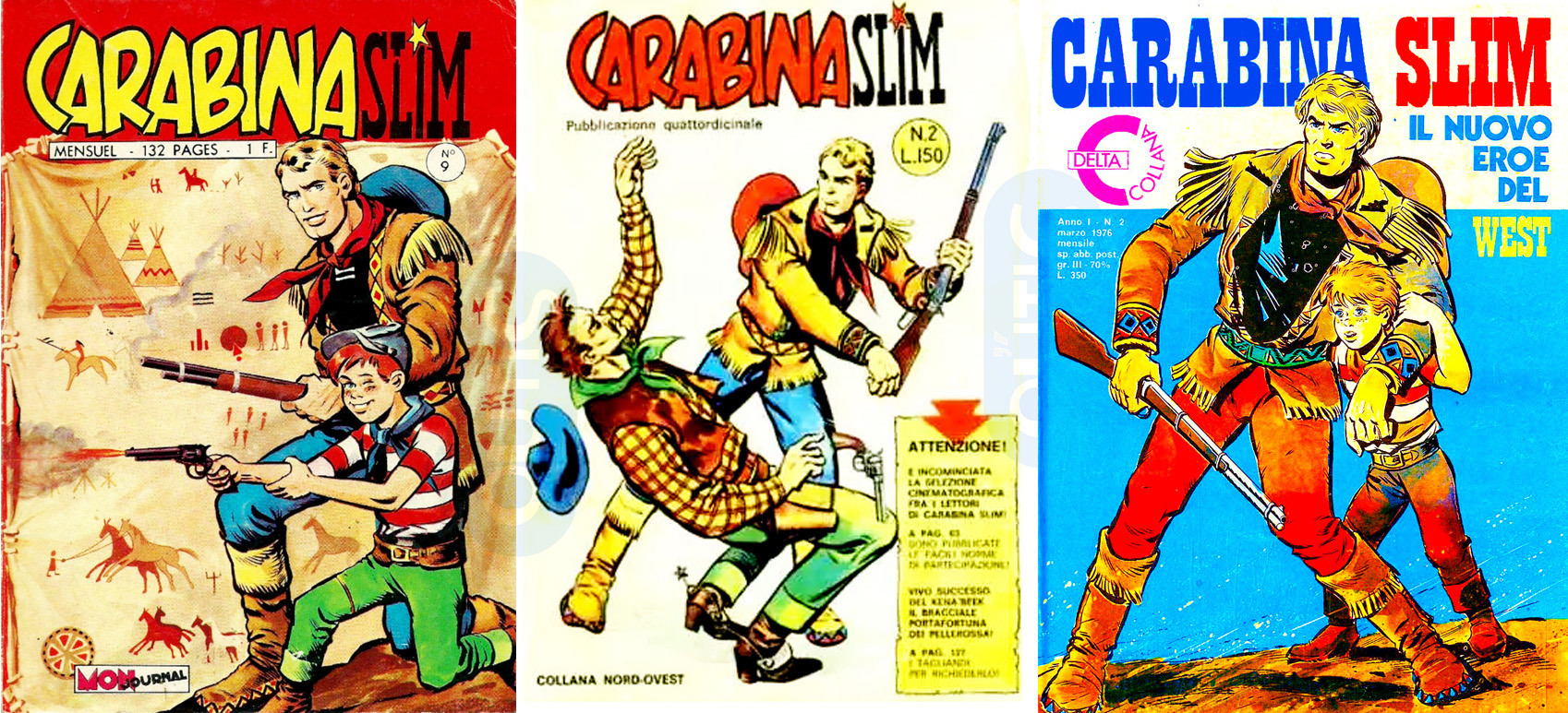 Fumetti Italiani Vintage: Carabina Slim 1969