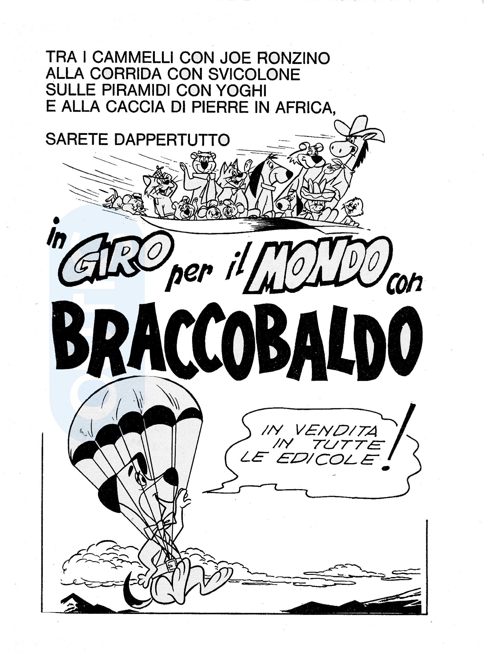 Pubblicità Vintage 1966: Braccobaldo