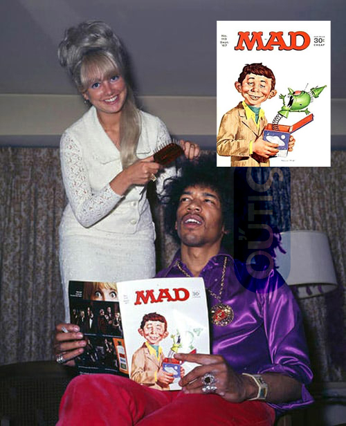 Jimi Hendrix reads MAD